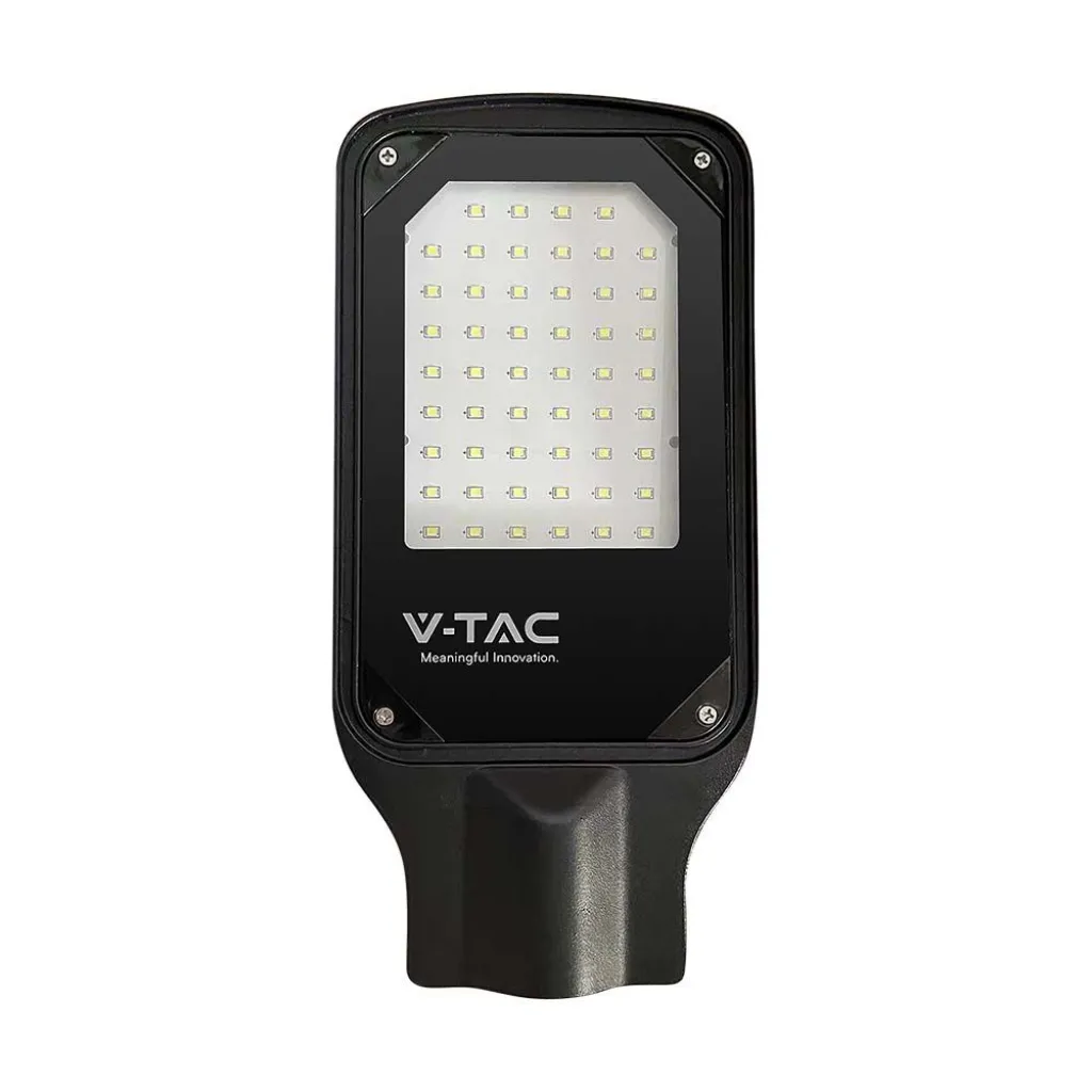 Armatura Stradale LED SMD 30W Colore Nero 4000K, vista frontale