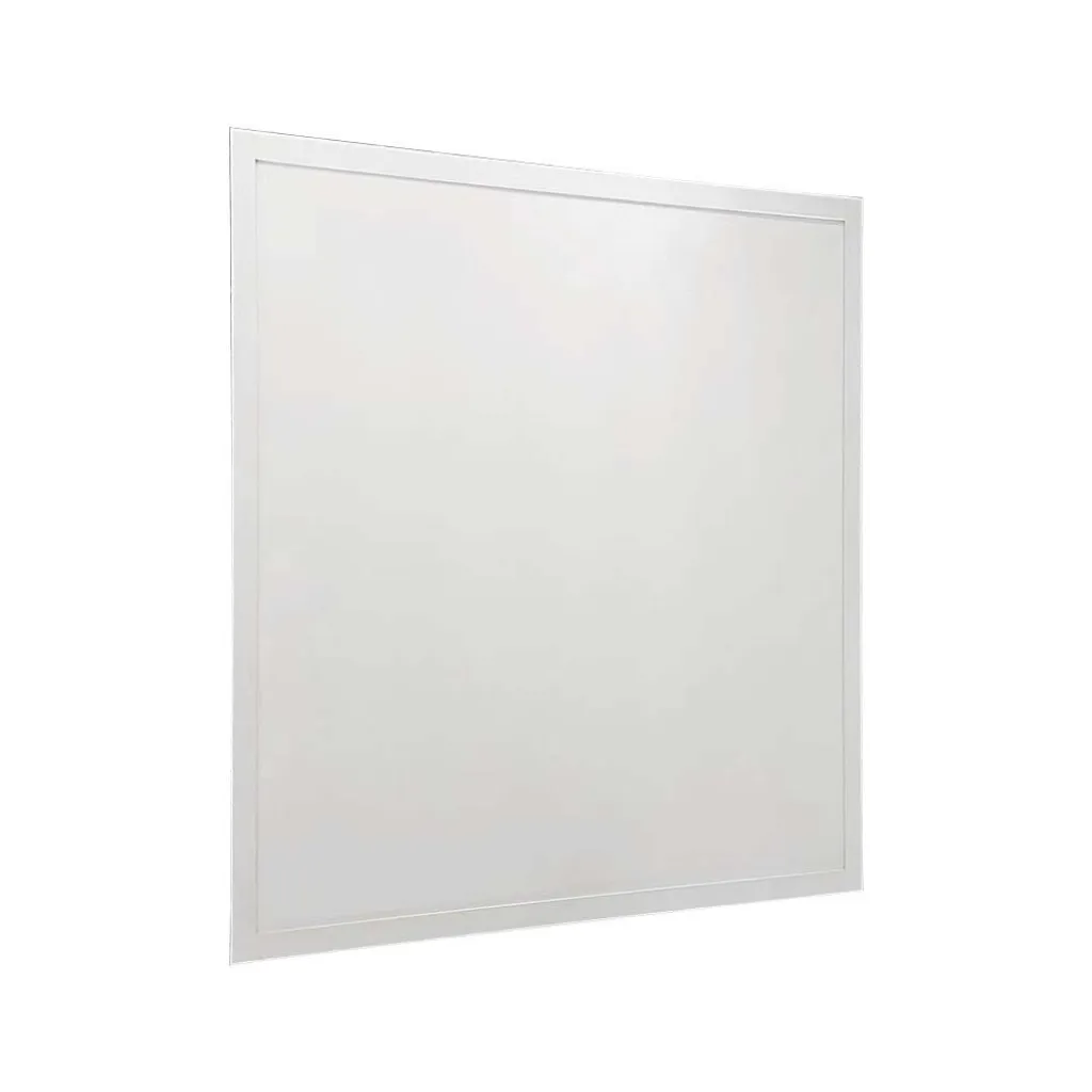 Pannello LED 36W 120LM/W da Incasso, Driver Integrato, 600x600mm Colore Bianco 4000K, vista angolata