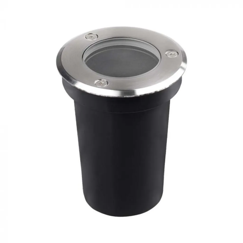 Portafaretto LED Segnapasso a Cilindro (Max 35W) Rotondo Colore Nero, vista generale