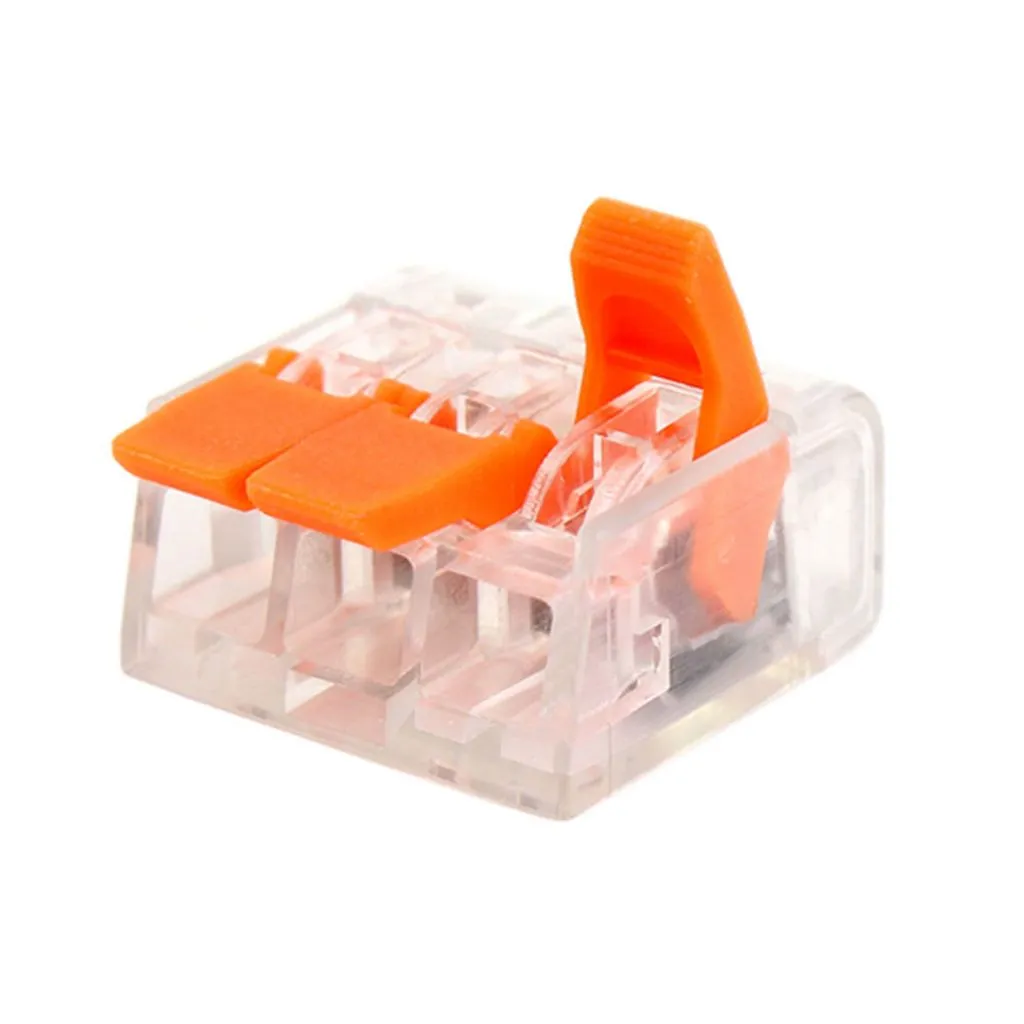 Connettore Terminale 3 Pin a 1 Uscita in PC, vista angolata