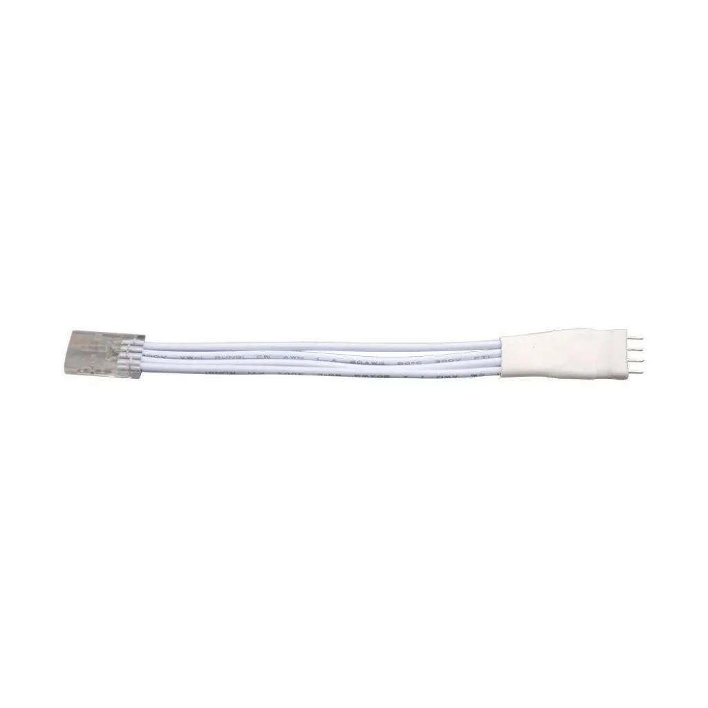Connettore Flessibile Per Alimentazione Strip LED COB a 4 Pin Lunghezza 125mm, vista generale