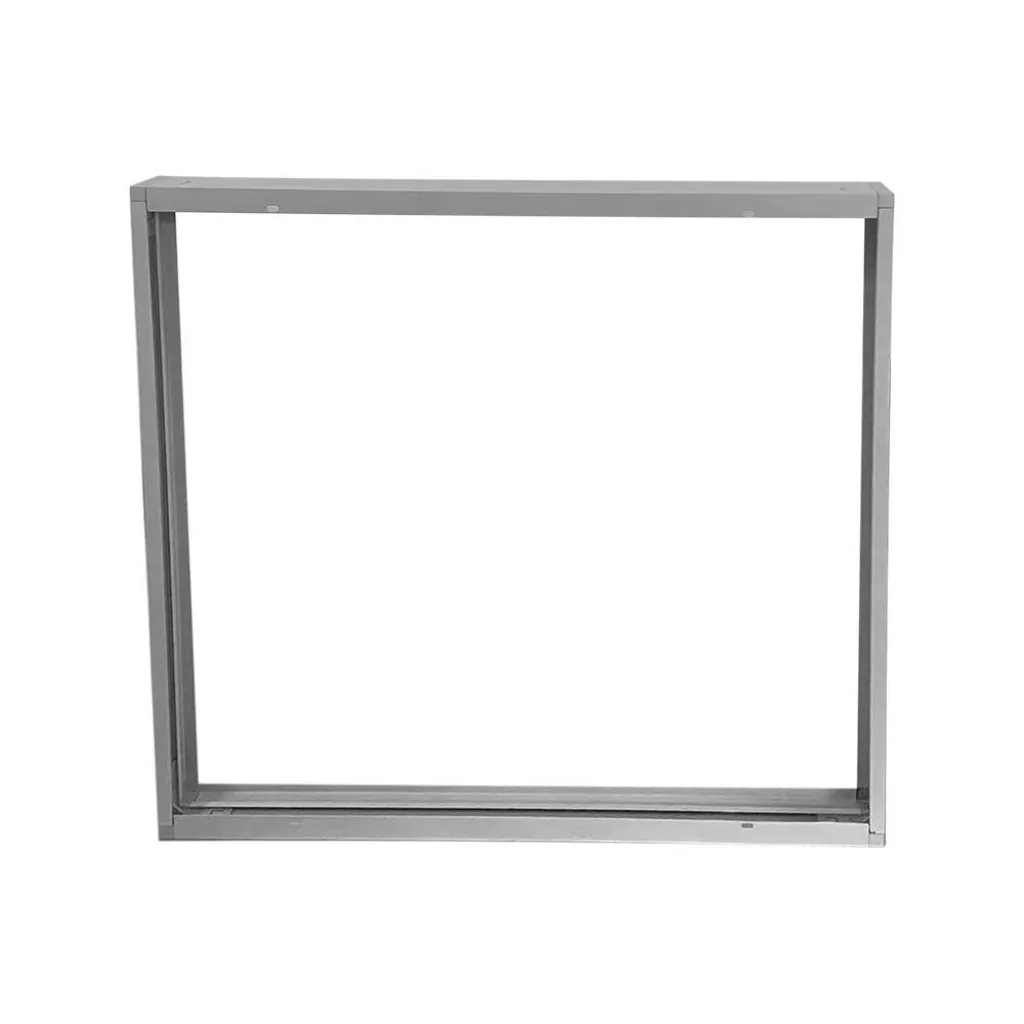 Supporto per Montaggio a Plafone Pannelli LED 60x60cm Universale Colore Bianco, vista frontale