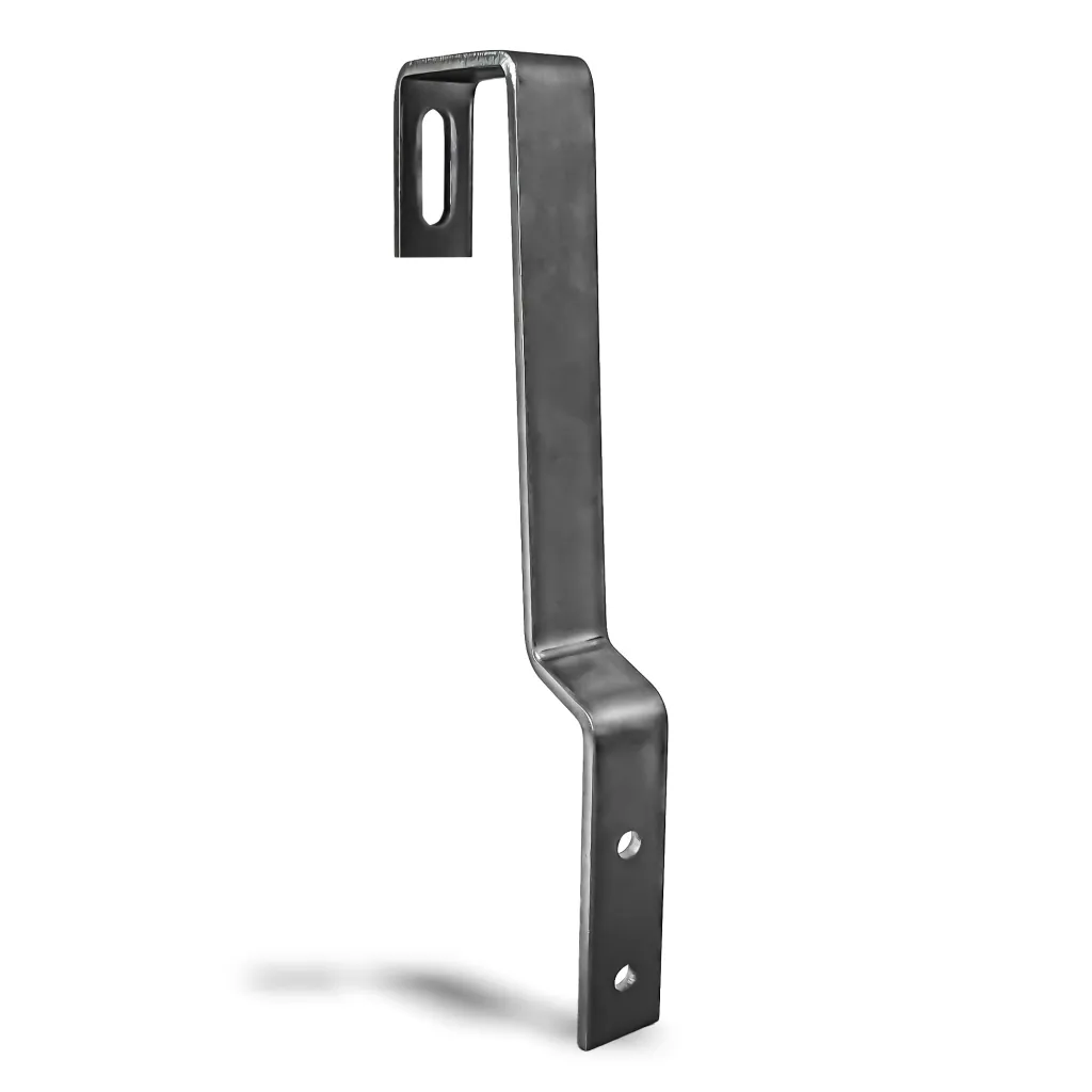 Gancio per Tetto con Tegole Portoghesi o Coppi per Fissaggio Pannelli Solari Fotovoltaici, vista angolata