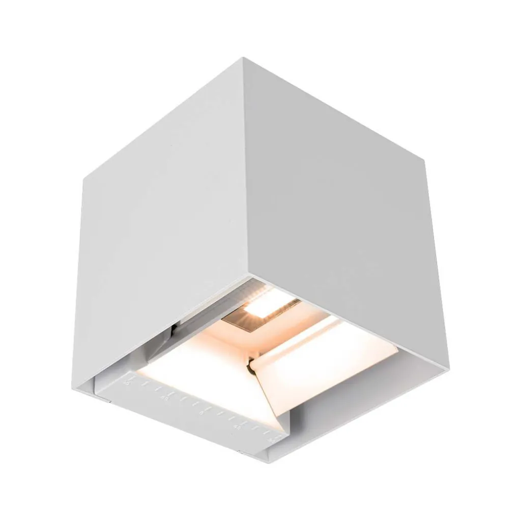 Lampada LED da Giardino con Pannello solare e Sensore 9W Colore Bianco 150x153x150mm 3000K, vista angolata