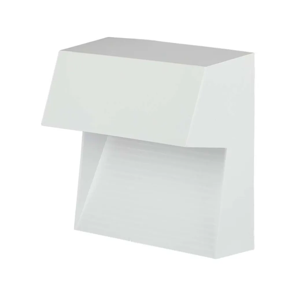 Faretto LED Segnapasso Quadrato Montaggio a Plafone 3W Colore Bianco 3000K, vista angolata