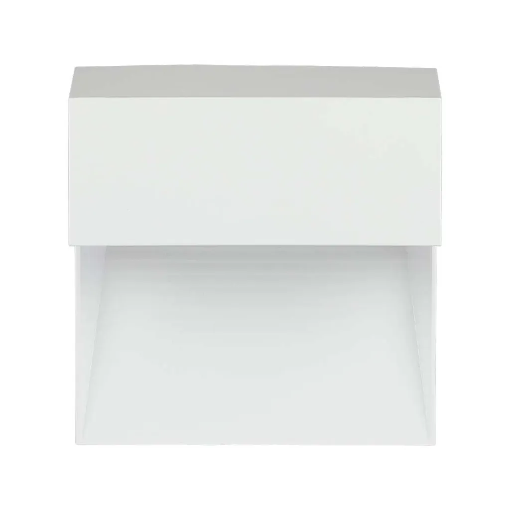 Faretto LED Segnapasso Quadrato Montaggio a Plafone 3W Colore Bianco 4000K, vista dall'alto