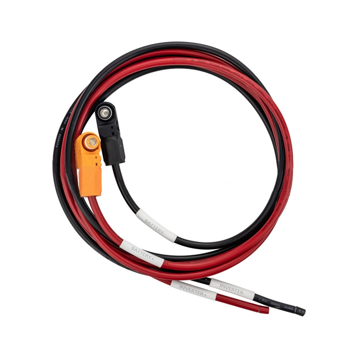 Cavi di Collegamento 2m 10mm² per Batteria di Accumulo a Inverter SKU 12151, vista generale