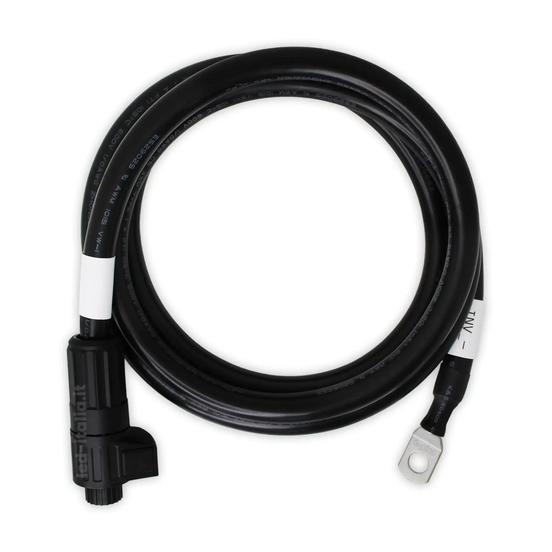 Cavo Solare DC Nero 2m per Batterie di Accumulo 14.33kWh / 16.07kWh, vista generale