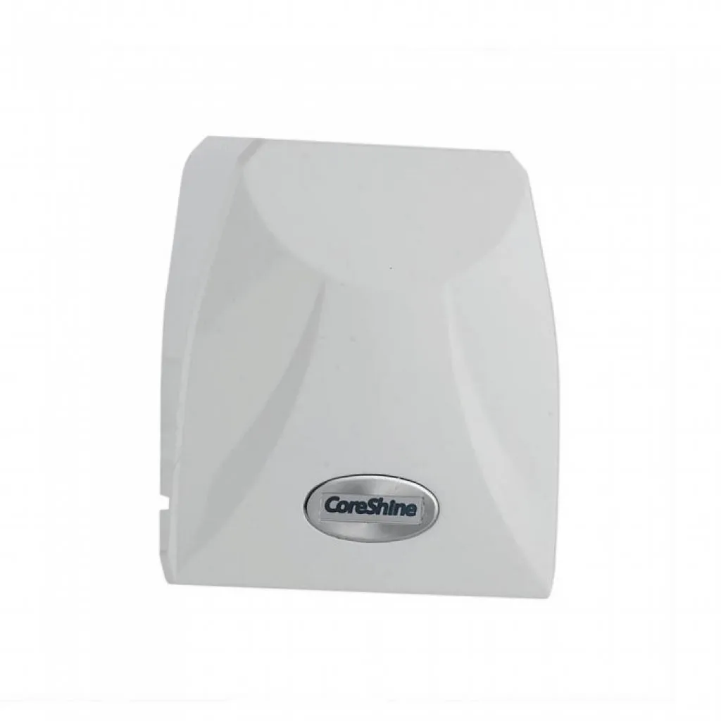 Tappo di Chiusura per Plafoniera Lineare Colore Bianco, vista frontale angolata