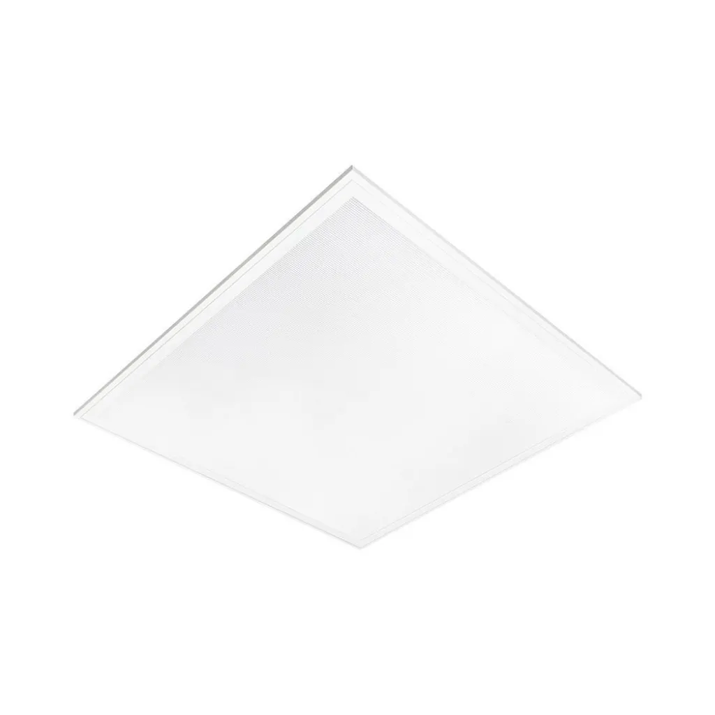 Pannello LED Chip Samsung 29W 120LM/W da Incasso, Driver Integrato, 600x600mm Colore Bianco 4000K, vista angolata