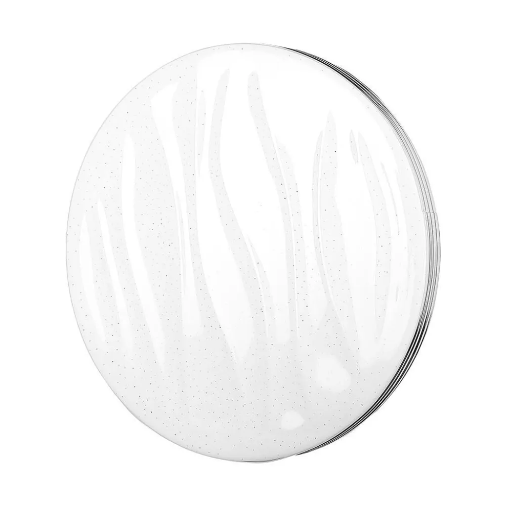 Plafoniera LED Rotonda 60W con Telecomando Cambia Colore 3 in 1 Effetto Stellato Ondulato d: 498mm h: 90mm Dimmerabile, vista generale