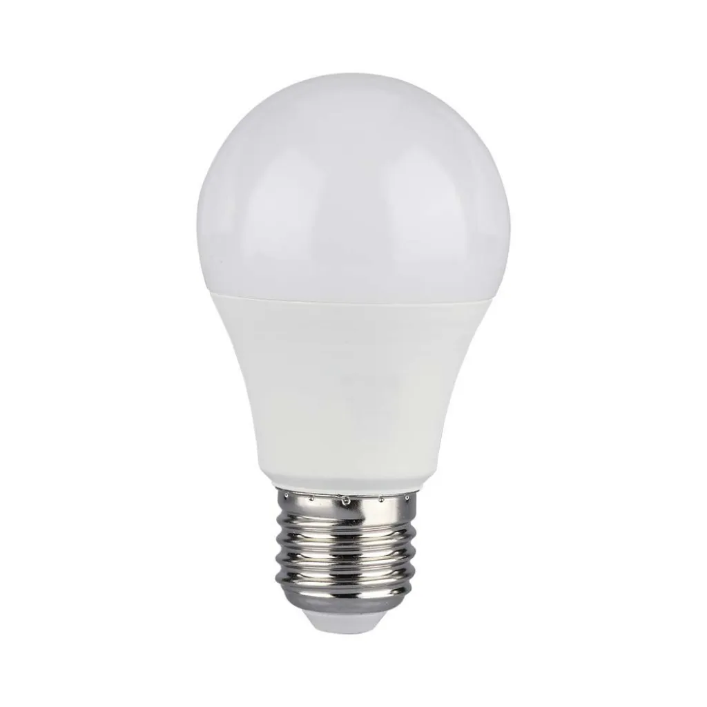 Lampadina LED Chip Samsung E27 10.5W A60 6500K, vista frontale