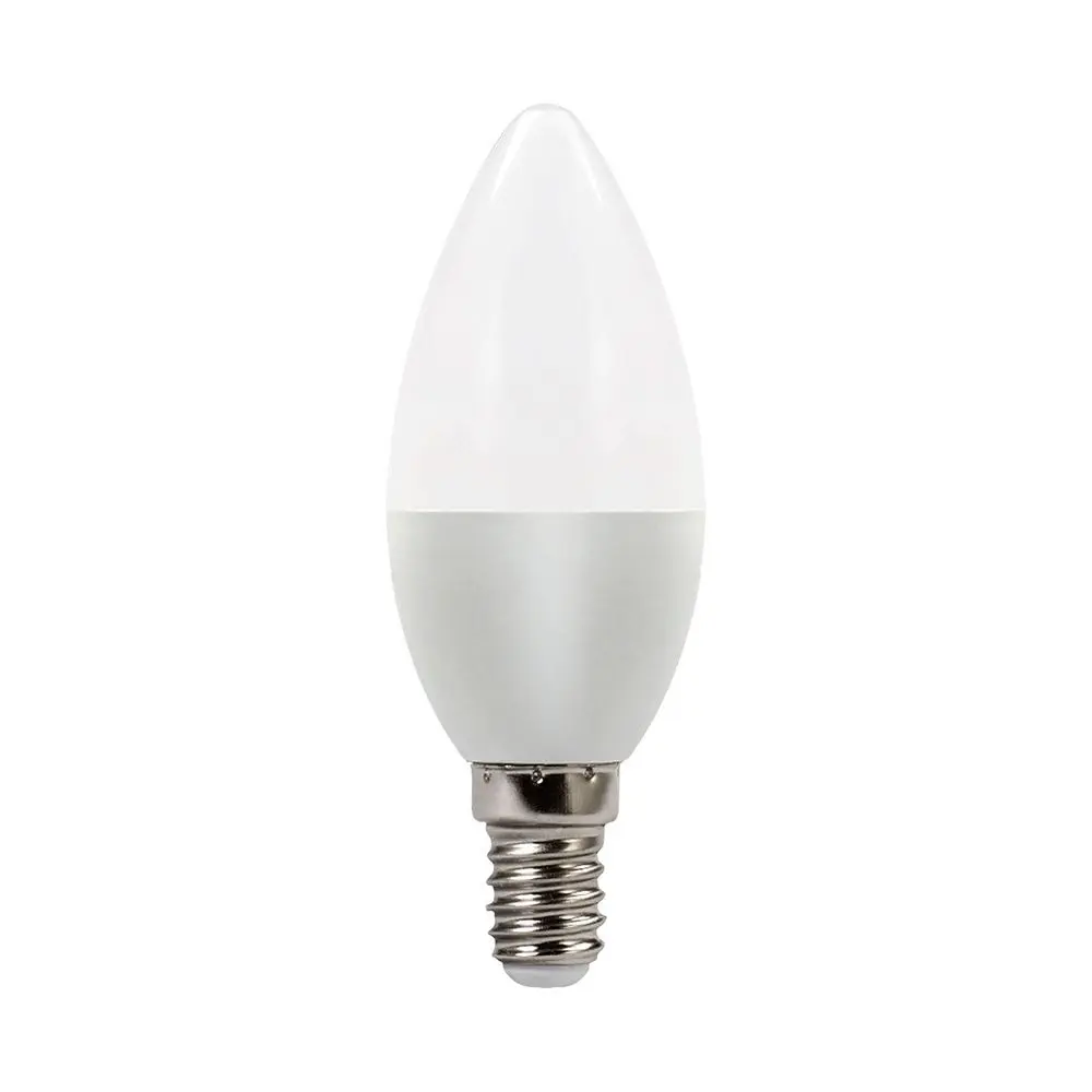 Lampadina LED Chip CREE E14 5,5W Candela 4000K Dimmerabile, vista frontale