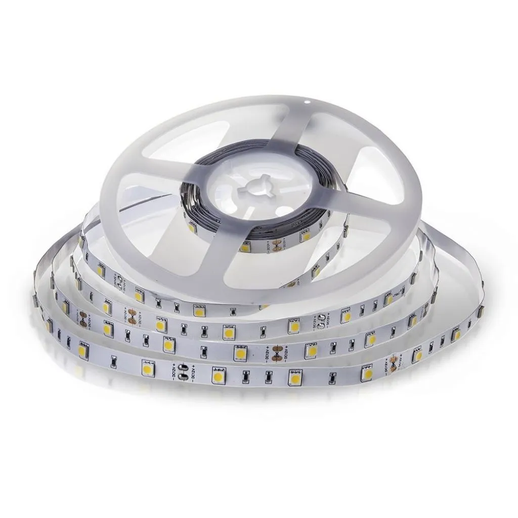 Strip Led Smd5050 48Wm 5M 30 Ledm 12V 3000K 10Mm, vista del rotolo