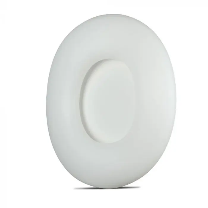 Plafoniera LED Rotonda 45W con Telecomando Bianca CCT Dimmerabile, vista frontale