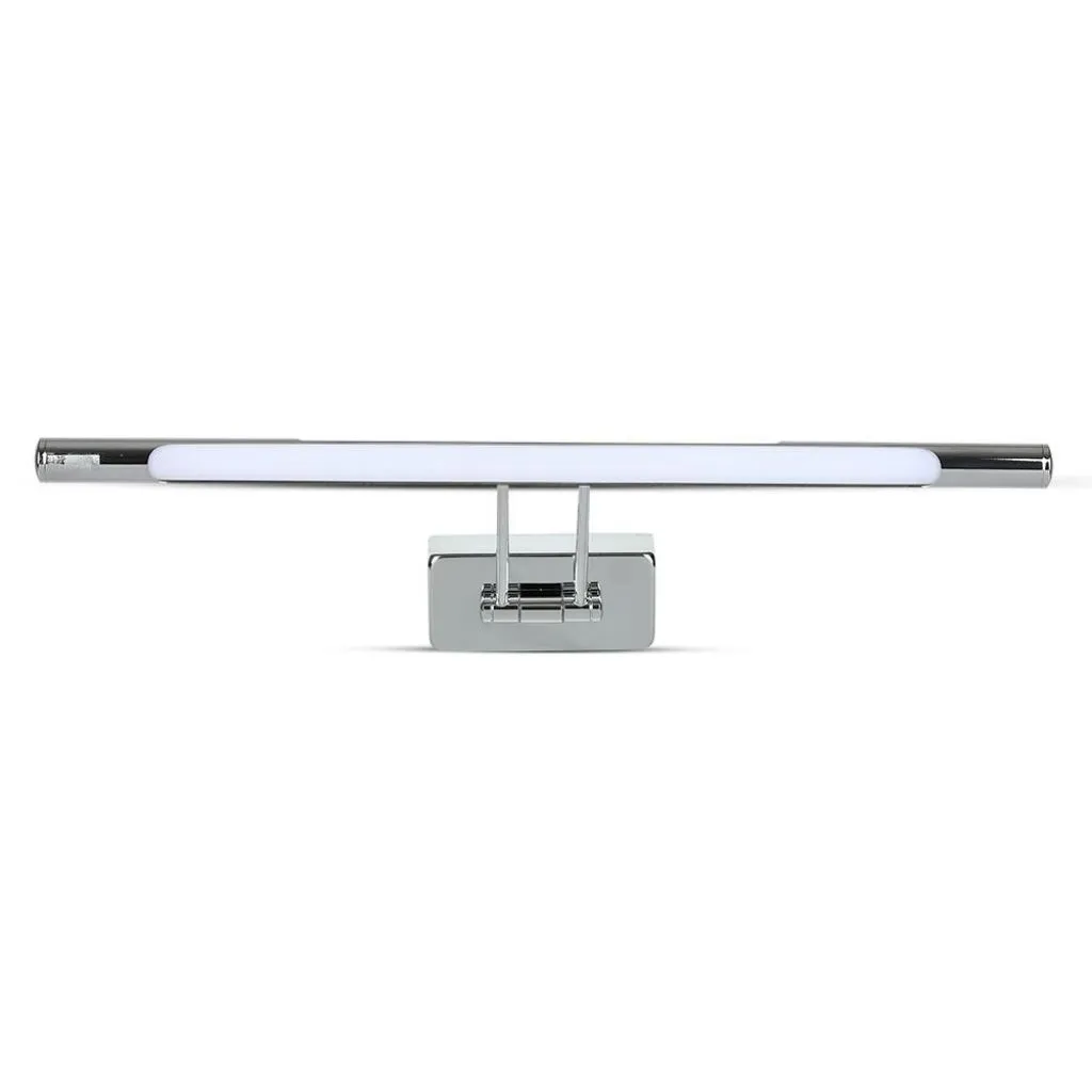 Lampada LED da Specchio 13W Finiture Cromate 3000K, vista frontale