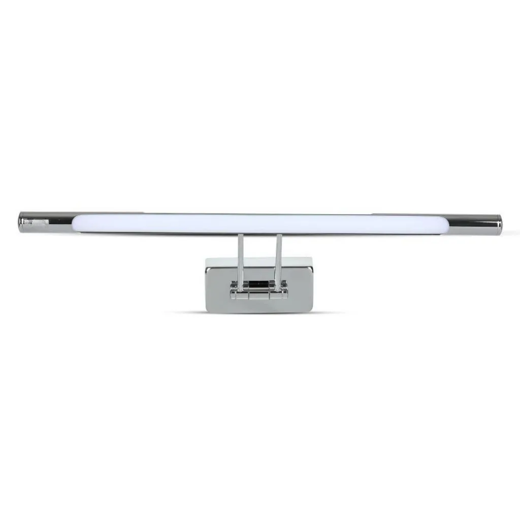 Lampada LED da Specchio 9W 50cm Colore Cromato 3000K, vista frontale
