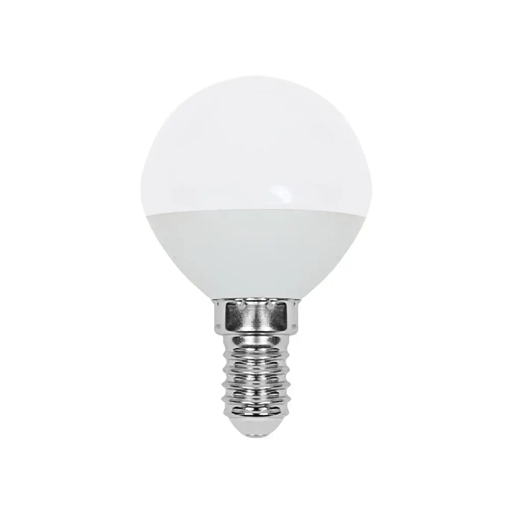 Lampadina LED Chip CREE E14 3.7W P45 6500K, vista frontale