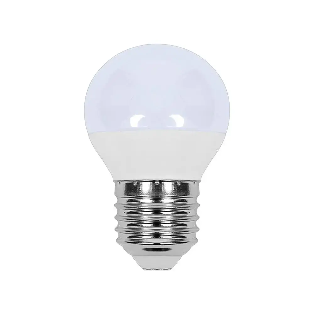 Lampadina LED Chip CREE E27 3,7W G45 6500K, vista frontale