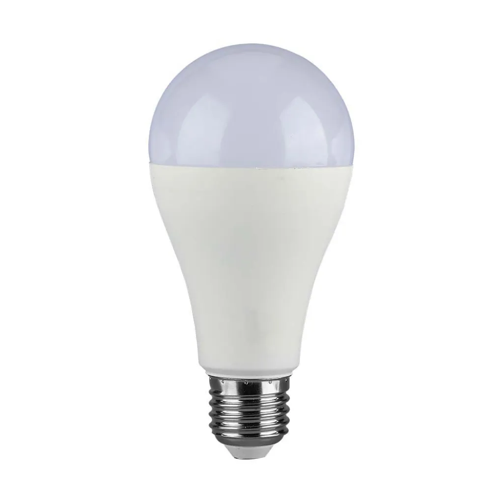 Lampadina LED E27 15W 100LM/W A65 4000K, vista frontale