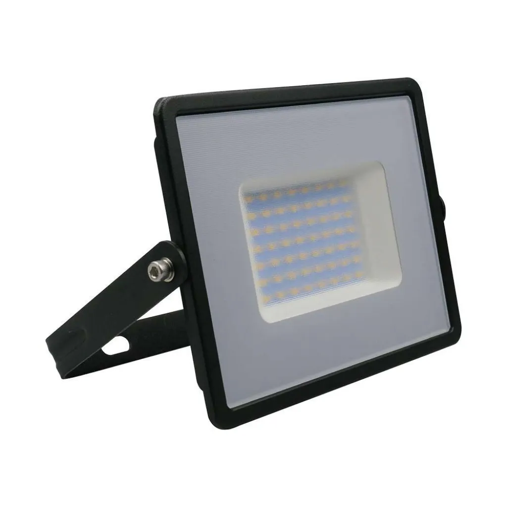 Faro LED SMD 50W E-Series G2 Colore Nero 6500K, vista angolata frontale