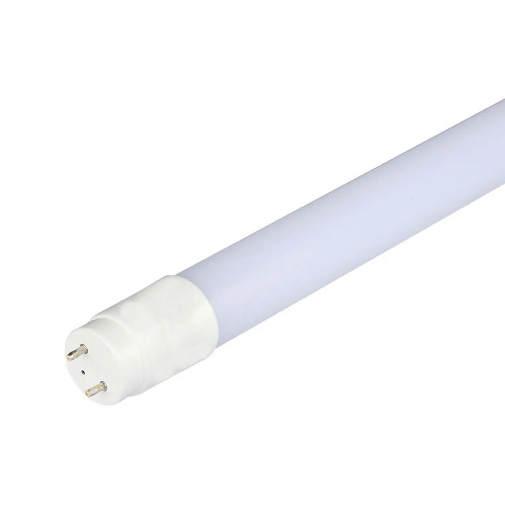 Tubo LED T8 18W G13 120cm in Nanoplastica Incluso Starter Non Ruotabile 6500K, dettaglio della base