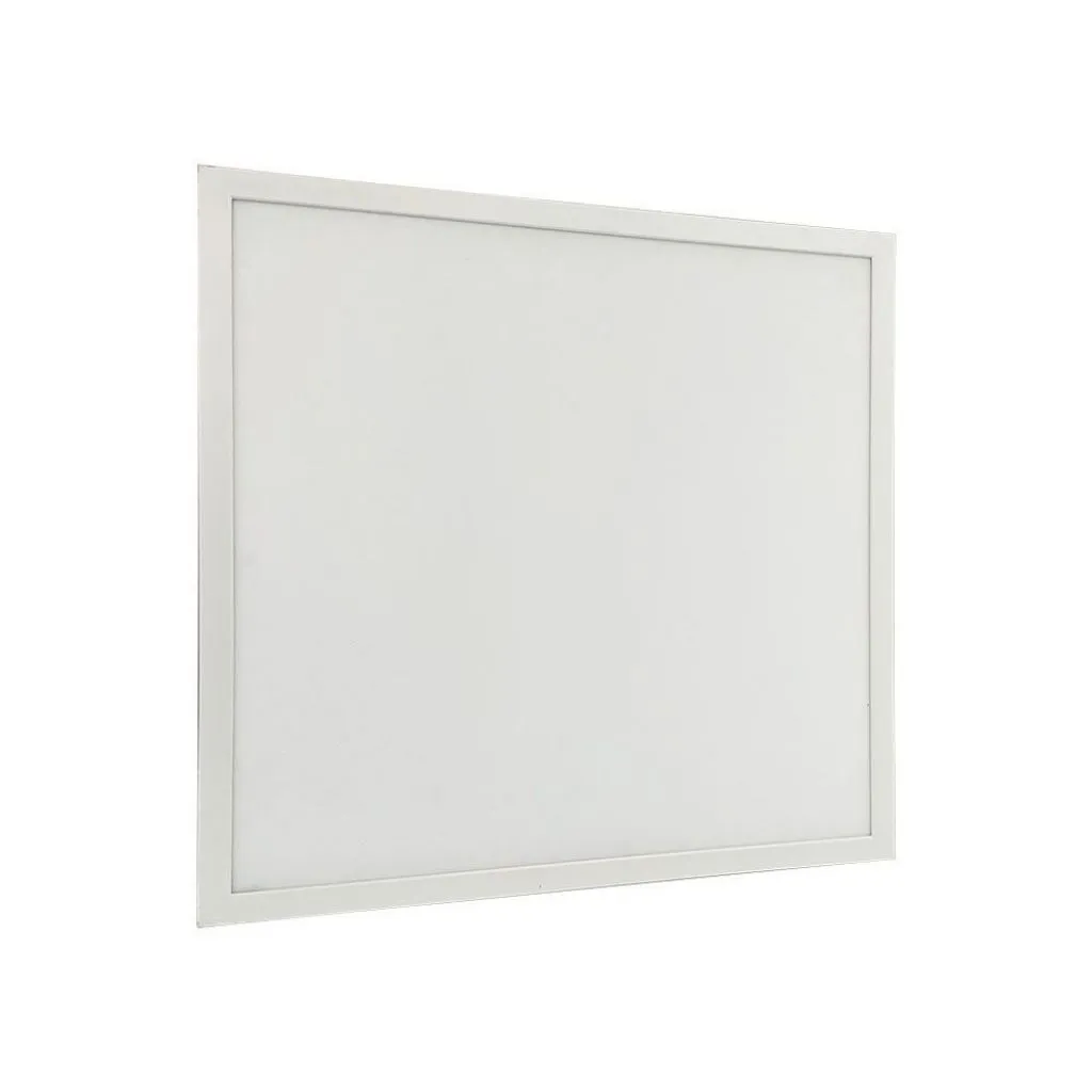 Pannello LED 40W 120LM/W da Incasso, Driver Esterno Incluso, 600x600mm Colore Bianco 6500K, vista angolata frontale
