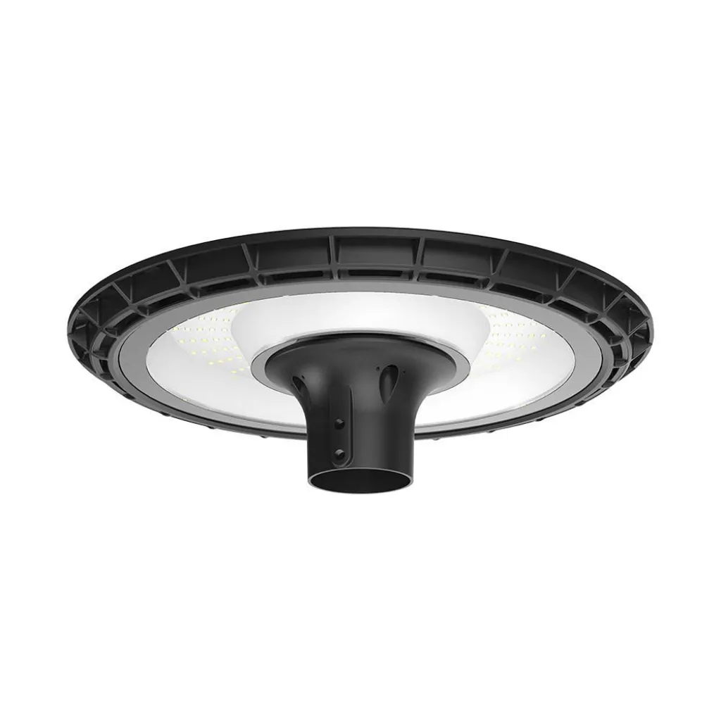 Lampada LED da Giardino 120W per Paletti 60mm Colore Nero 38x38x12cm 4000K, vista frontale