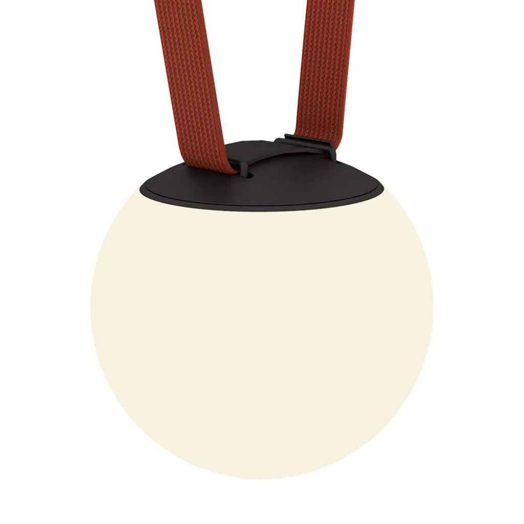 Lampada LED da Binario 10W Sferica Opale Colore Nero 3000K, vista frontale