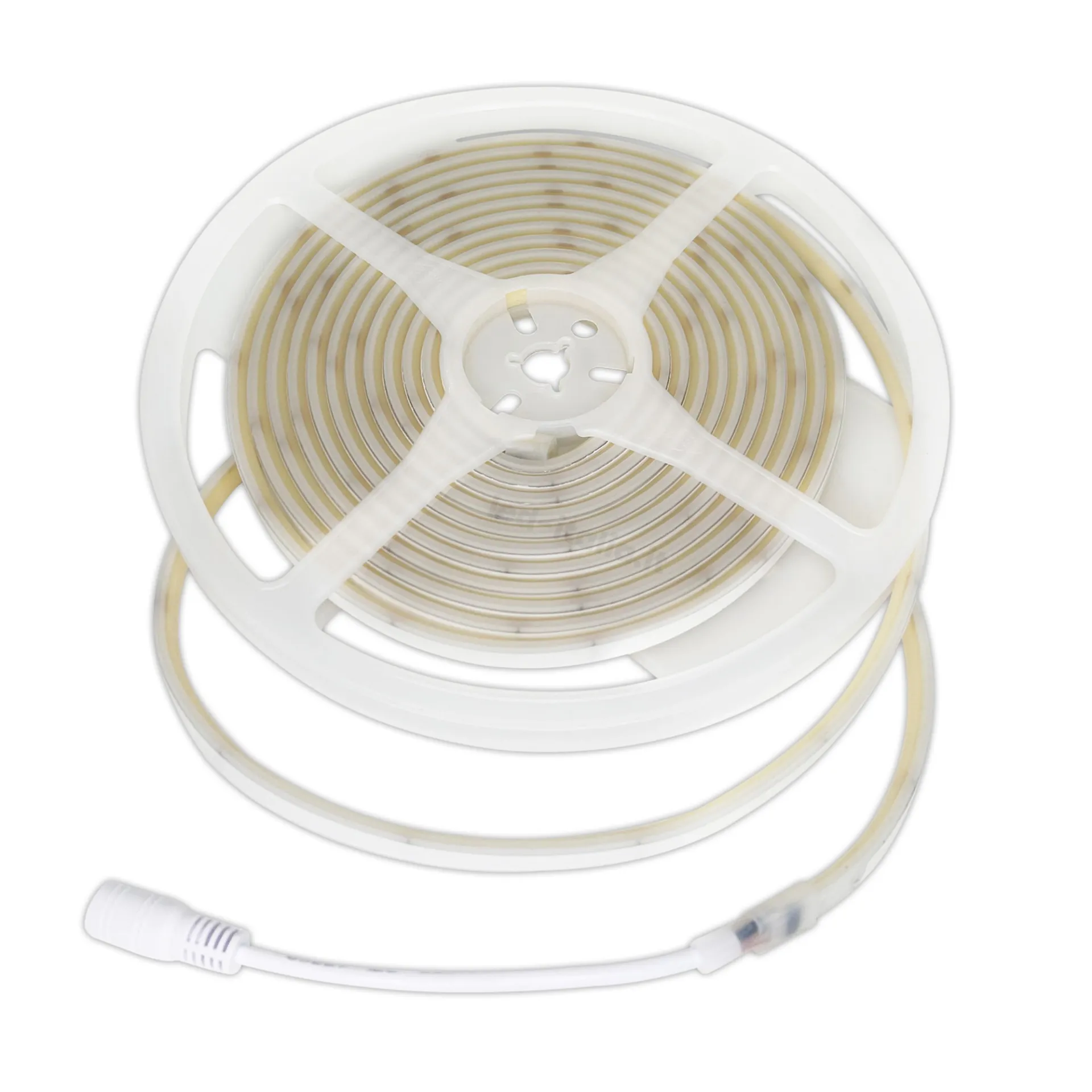 Strip LED COB-320 10W/m 5m 24V 840Lm/m 3000K 10mm, vista dall'alto del rotolo