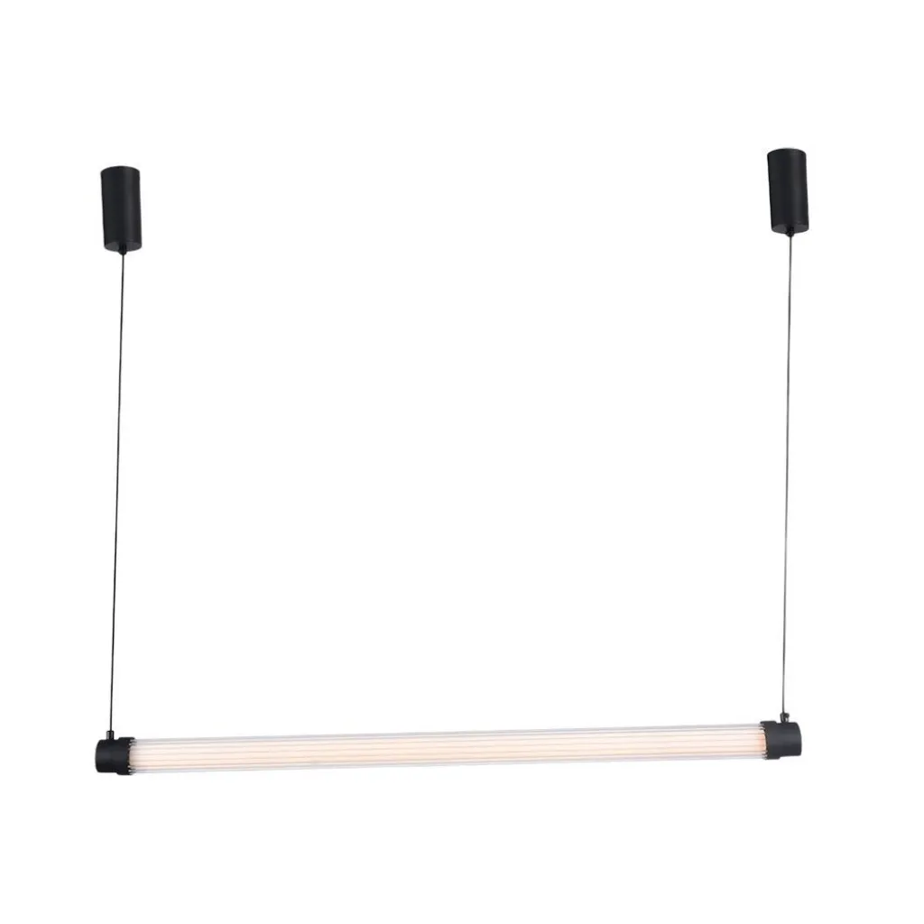 Lampadario LED a Sospensione 10W dal Design Moderno Colore Bianco e Nero 3000K, vista frontale