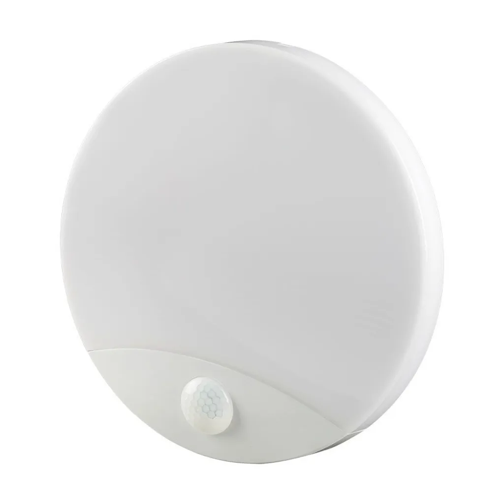 Plafoniera LED Chip Samsung Rotonda 15W con Sensore PIR Colore Bianco 3in1, vista generale