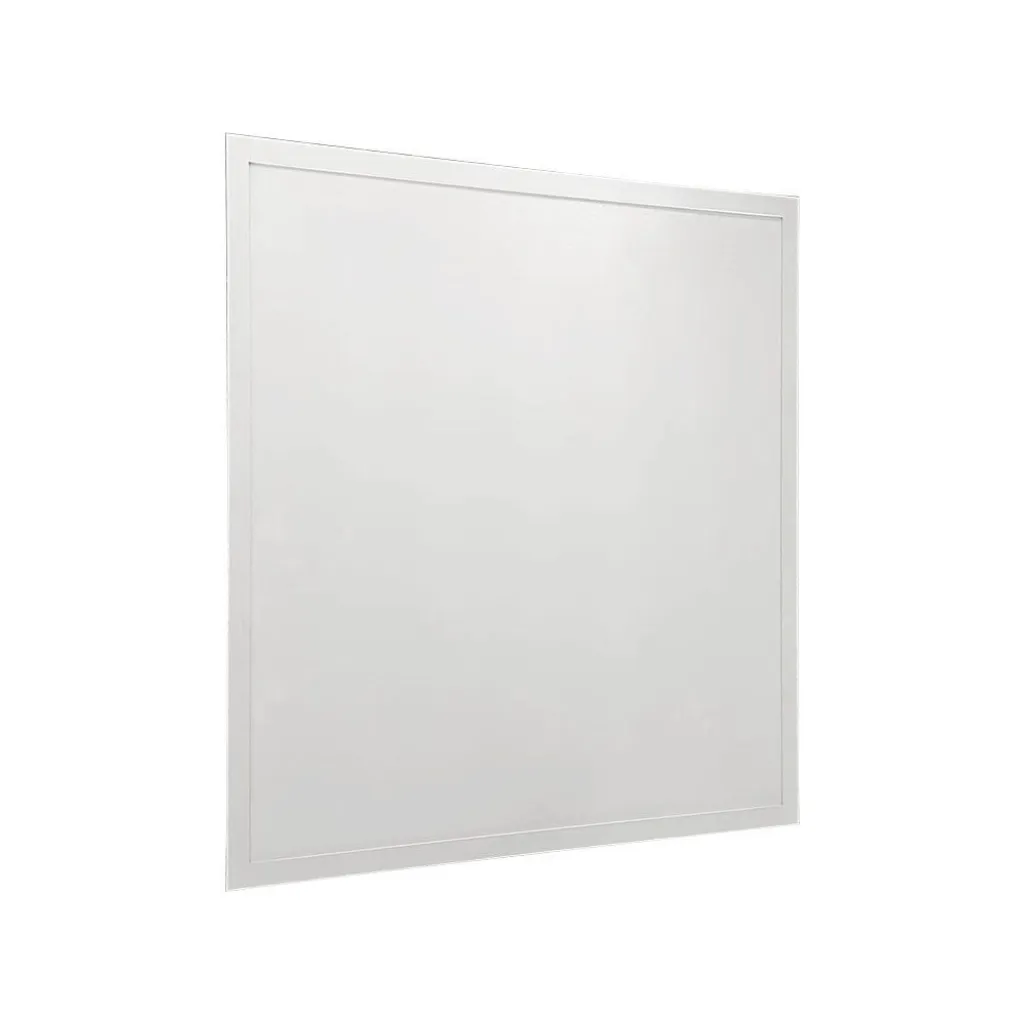 Pannello LED 36W 120LM/W da Incasso, Driver Integrato, 600x600mm Colore Bianco 6500K, vista angolata