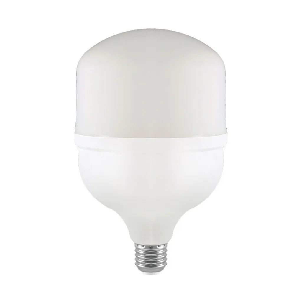 Lampadina LED E27, incluso Anello con Attacco E40 50W T140 6500K, vista frontale