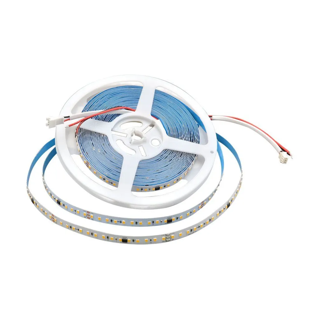 Strip LED Running SMD2835 10W/m 10m 120 LED/m 24V 6500K 8mm, vista del rotolo