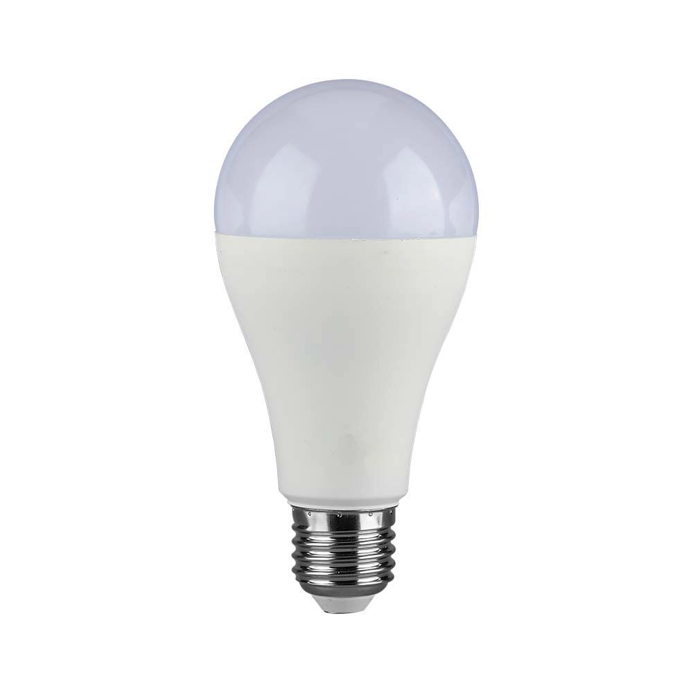 Lampadina LED Chip Samsung E27 17W A65 3000K, vista frontale
