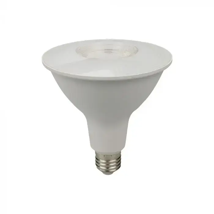 Lampadina LED E27 12,8W PAR38 3000K, vista angolata