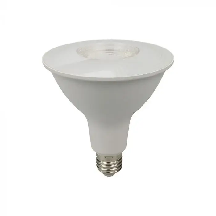 Lampadina LED E27 12,8W PAR38 6500K, vista frontale
