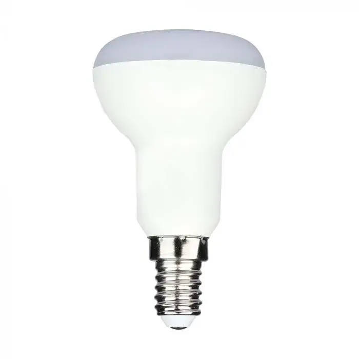 Lampadina LED E14 4.8W R50 3000K, vista frontale