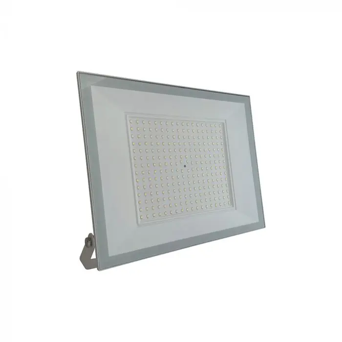 Faro LED SMD 200W Slim E-Series con Driver Integrato Bianco 4000K, vista angolata