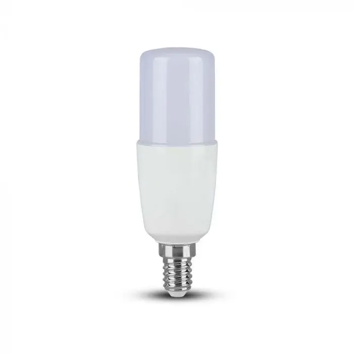 Lampadina LED E14 7.5W T37 3000K, vista frontale