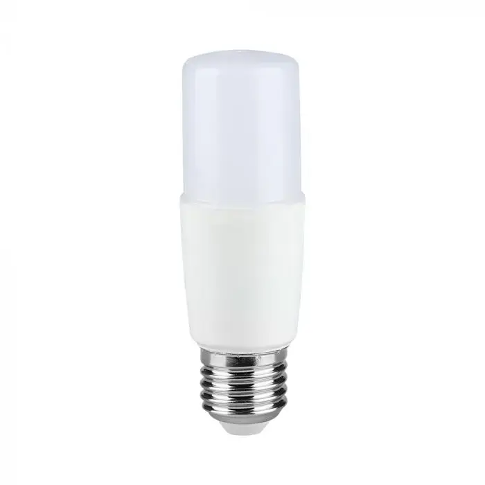 Lampadina LED E27 7.5W T37 4000K, vista frontale