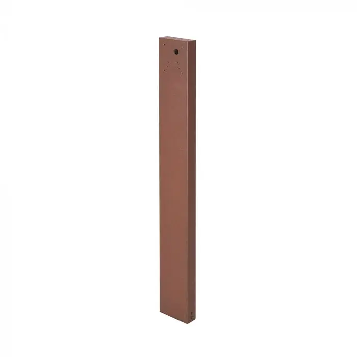 Paletto da 80cm per Lampada LED Solare da Parete Corten VT-409CCT, vista verticale