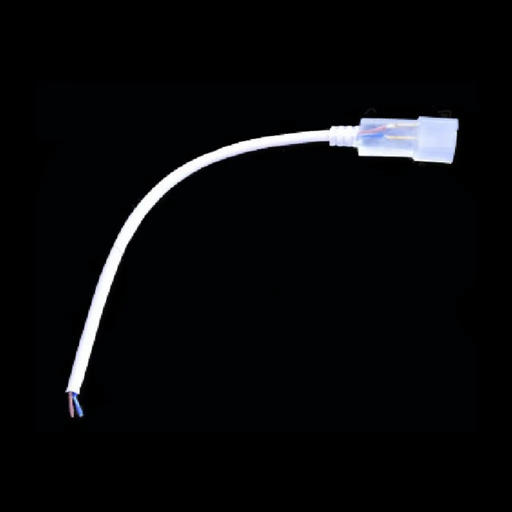 Connettore di alimentazione per strisce LED Neon Flex VT-555, vista generale
