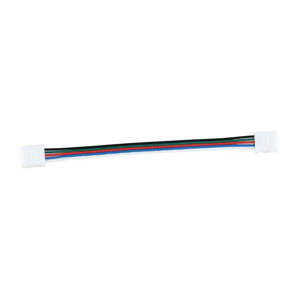 Connettore Flessibile per Strip LED SMD 5050 Multicolore RGB+W con 2 Clip a 5 Pin, vista generale