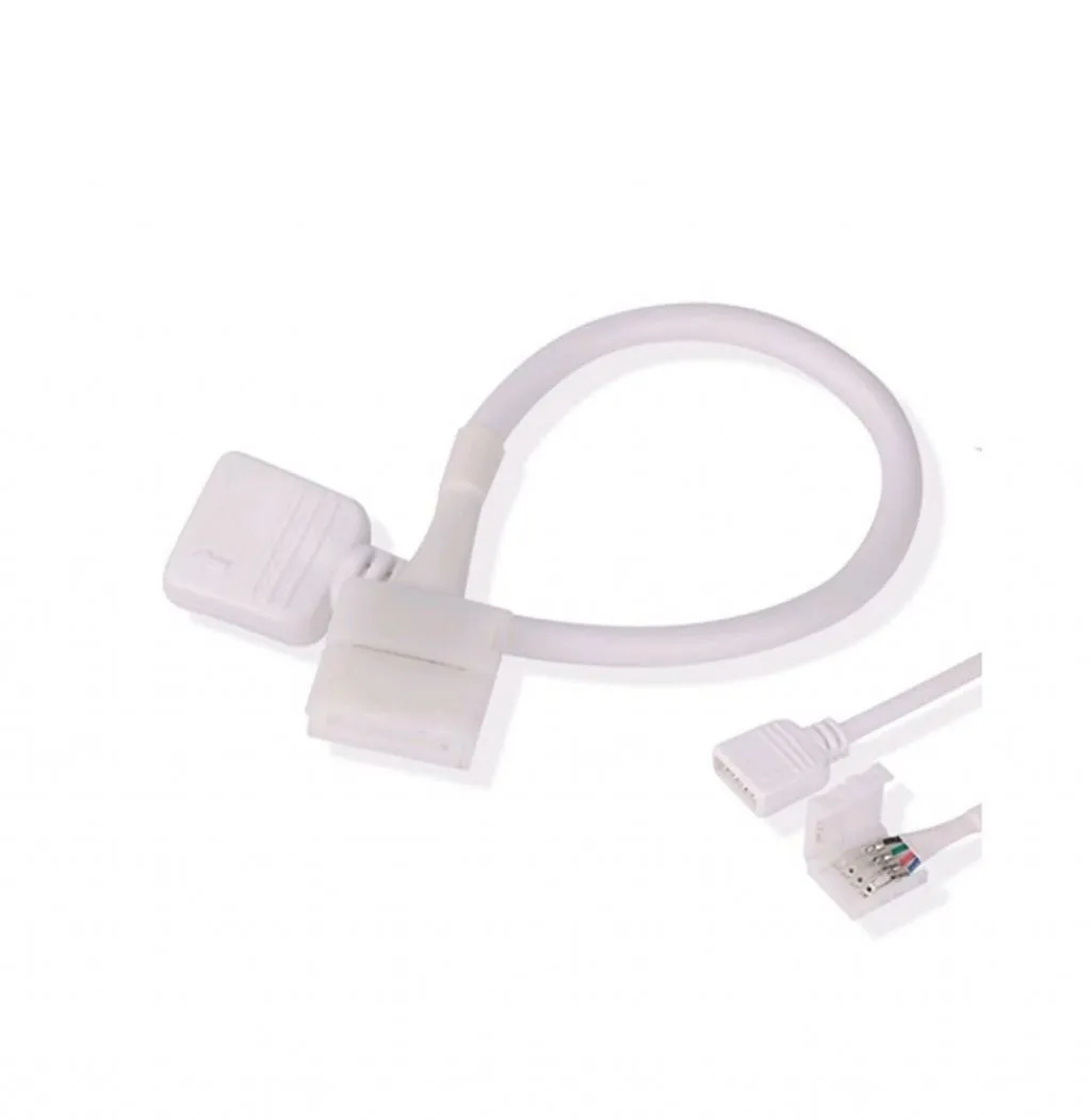 Connettore per Controller e Strip LED SMD 5050 Multicolore RGB+W con Clip a 5 Pin, vista generale del prodotto