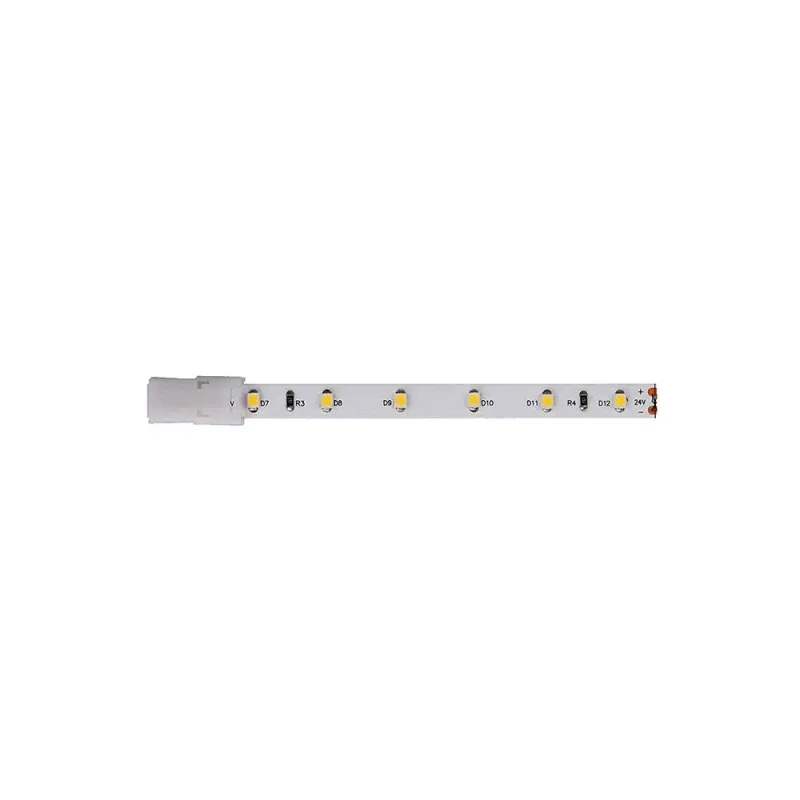Connettore Clip 2 Pin con Morsetti per Strip LED 10mm, dettaglio connettore