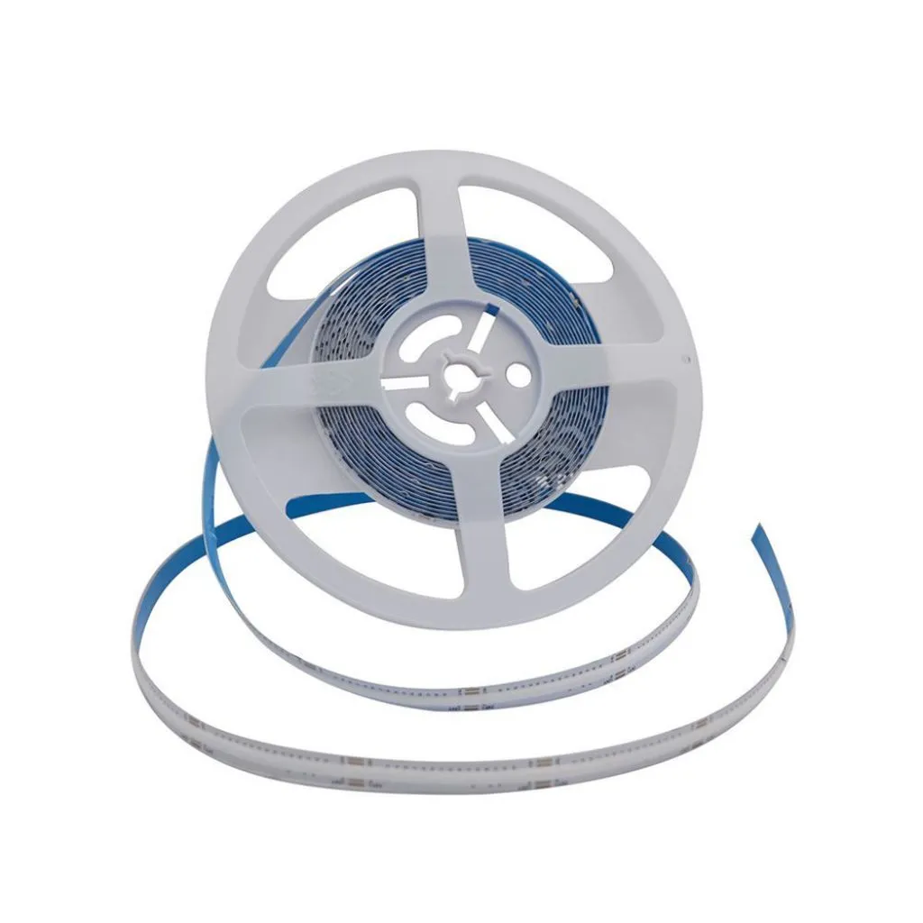 Strip LED COB-422 13W/m 5m 672 LED/m 24V RGB 10mm, vista del rotolo