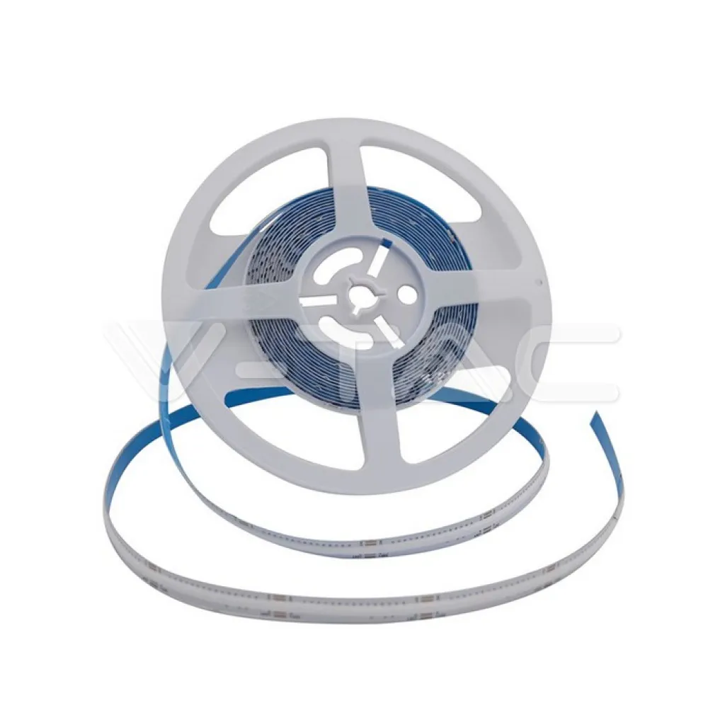 Kit Strip LED COB-422 13W RGB 5m con Telecomando e Alimentatore 10mm, vista frontale del rotolo