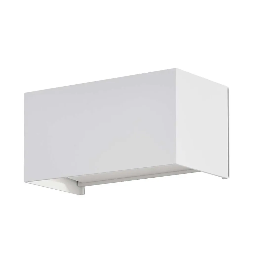 Lampada LED Da Muro 24W 110LM/W Doppio Fascio Regolabile Bianca 3000K, vista angolata